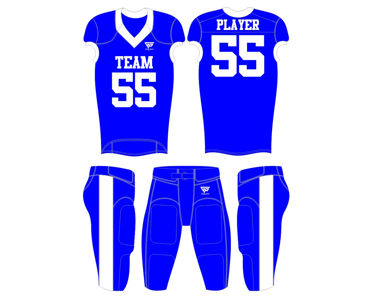 AMERICAN FOOTBALL UNIFORM