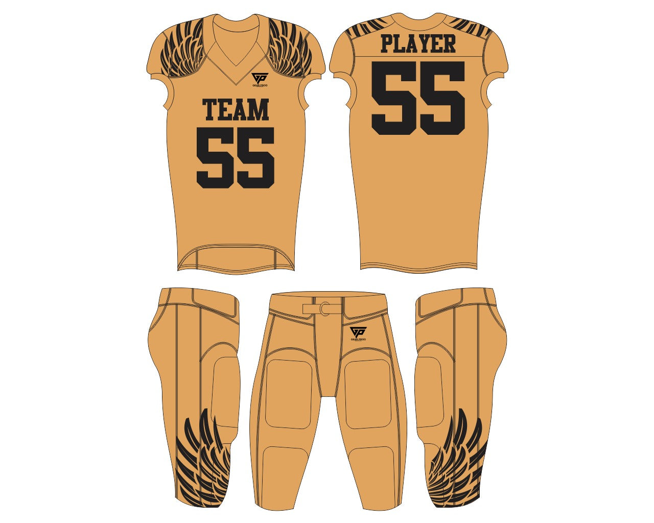 AMERICAN FOOTBALL UNIFORM